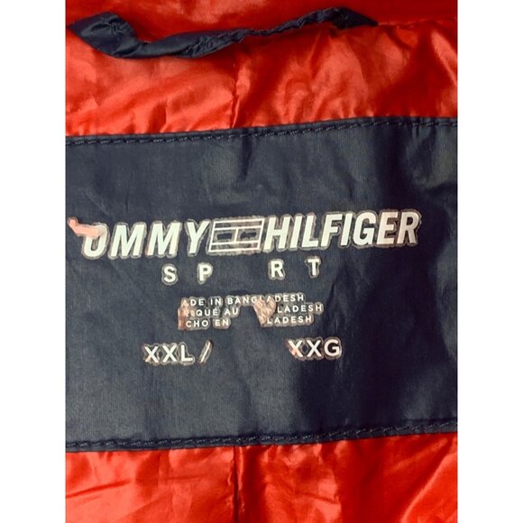 Womens Tommy Hilfiger Sport Red Puffer Jacket Size XXL - Picture 5 of 12